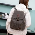 thumbnail image 2 of Women Backpack Casual Retro Canvas Travel Backpack School Bag Bookbag Purse, 2 of 6