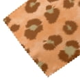 thumbnail image 5 of DouZhe Polyester Placemats Set of 4, Orange Animal Leopard Pattern Heat Resistant Place Mats for Dining Table, 12" x 18", 5 of 7