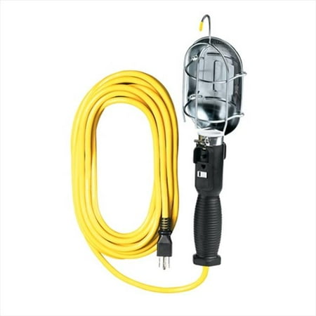 - Voltec 08-00184 25 ft. SJT, 75 Watt - Yellow Metal Work Light, Outlet In Handle, Case Of 4