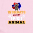 thumbnail image 2 of CafePress - Wombats Are My Spirit Animal Australia F Body Suit - Baby Light Bodysuit, Size Newborn - 24 Months, 2 of 4