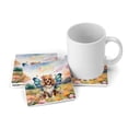 thumbnail image 3 of Welcome Spring Fairy Cavalier King Charles Spaniel in Flower Meadow Set of 4 Stone Coasters Dog Lover Gifts 4x4in Absorbent Soapstone Coaster - 13002, 3 of 5