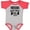 Heather and Red, variant on Inktastic Indiana Awesome Since 1816 Boys or Girls Baby Bodysuit