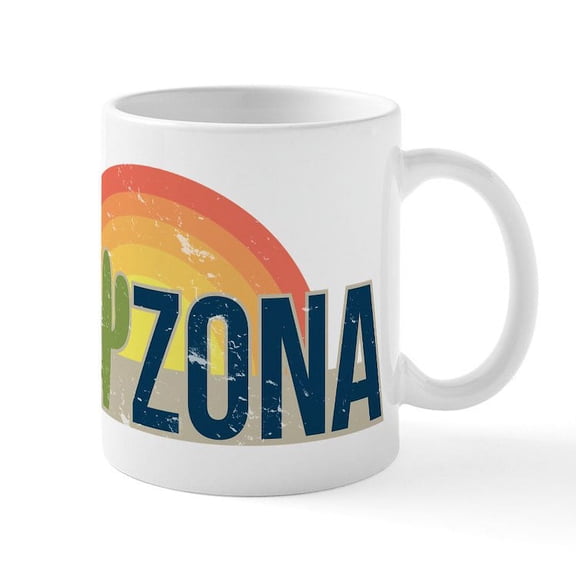 CafePress - Arizona - 11 oz Ceramic Mug - Novelty Coffee Tea Cup
