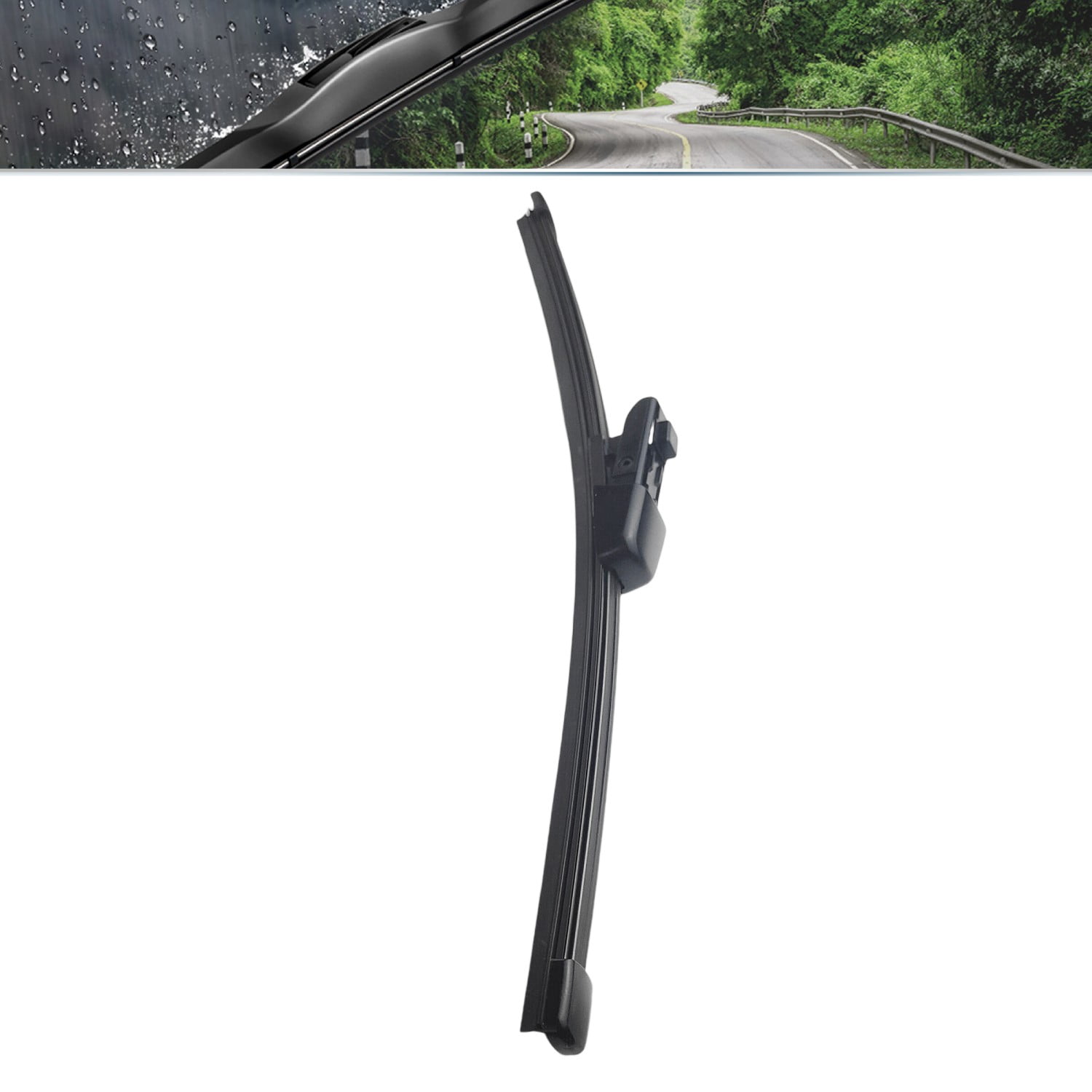 SOCOOL 3 wipers Fit For Volkswagen Golf 2010-2014, Front Rear Windshield Wiper Blades Replacement 24+19+PTB+11G (Set of 3),Y08W7A5W