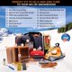 thumbnail image 2 of RaceWax Elite Ski Snowboard Tuning Kit: Completo con reparación de base de herramientas de borde de cera de hierro - (PC-7909), 2 of 7