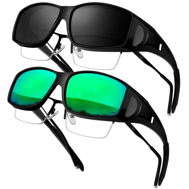 Gafas de Sol KANASTAL Polarizadas UV400 para Hombres y Mujeres para Usar Sobre Anteojos