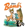 thumbnail image 2 of Boy's Bambi Retro Poster Graphic Tee White X Large, 2 of 4