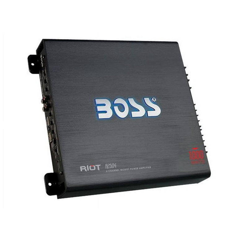 BOSS RIOT 1000W 4チャンネルアンプ BOSS Audio Systems R2504 Amplifier - Car Audio, 1000W High Output