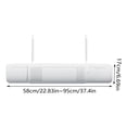 thumbnail image 4 of MKHSQHDG Today's Deals Adjustable Air Conditioner Deflector Air Conditioner Baffle Air Direction Adjuster Universal Telescopic Direct Blow Air Conditioner Protective Cover, 4 of 8