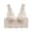 Beige, variant on hotojiny Women's Bra Cute Lace Bralette Padded Underwire Everyday Bra Wide Strap Full Coverage Comfortable Bra