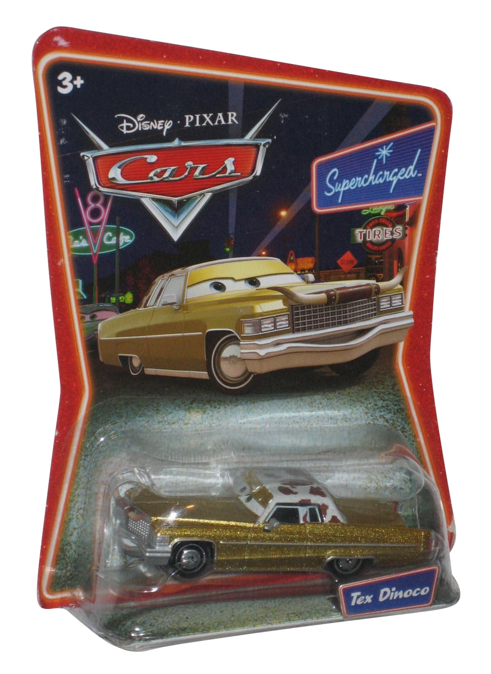 Disney Pixar CARS Movie 1:55 Die Cast Car World of Cars Background Edition Tex Dinoco Mattel Mattel Toys