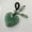 Green Aventurine, variant on Natural Healing Crystal Heart Braided Knot Art Stone Pendant Keychain Jewelry -Synthetic Malachite