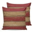 thumbnail image 7 of Farmhouse Rustic Red and Brown Barn Outdoor Pillow Covers Waterproof Throw Pillow Cover 16x16in Set of 2,Square Decorative Pillowcases Cushion Case for Patio Sofa Couch,Vintage Wooden Plank Board, 7 of 7