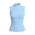 thumbnail image 7 of AnuYalue Mock Neck Tank Tops for Women Sleeveless Soft Fitted Business Casual Shirts 2026 Summer Tanks, 7 of 7
