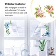 thumbnail image 3 of Inteprter Pegatinas Rosa PVC Mural hermosos colores elegante refrigerador pared pegatina vidrio baño adornos autoadhesivo Decoración del hogar Y1546, 3 of 6
