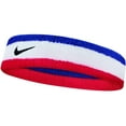 thumbnail image 3 of Men's Nike Red/Blue Swoosh Headband, 3 of 4