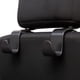 thumbnail image 1 of Gancho para reposacabezas de asiento de coche, paquete de 2, organizador de almacenamiento universal para bolso, monedero, abrigo, apto para vehículo universal, color negro, tipo S, 1 of 5