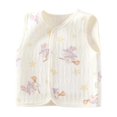 thumbnail image 2 of Zorckvet Kids' Quilted Round Neck Outerwear Vests for Toddler with Snap Buttons, 2 of 5