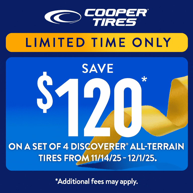 Cooper Discoverer All-Terrain 265/65R18 114T All-Terrain Tire Fits: 2014-18 Chevrolet Silverado 1500 LTZ, 2014-18 GMC Sierra 1500 SLE