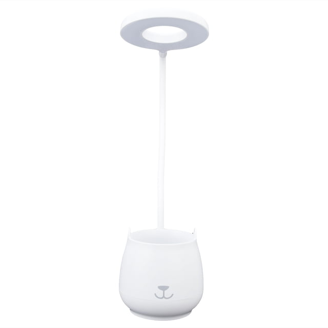 Folding Desk Lamp, Kids Lamp USB Powered Pen Holder 360° Flexible Gooseneck For Office For Study