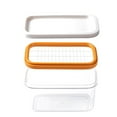 thumbnail image 2 of Butter Box Good Sealing Easy Cutting Large Capacity Visible Single Layer/Dual Layer Butter Container with Lid Plastic Butter Dish Home Supply, 2 of 8