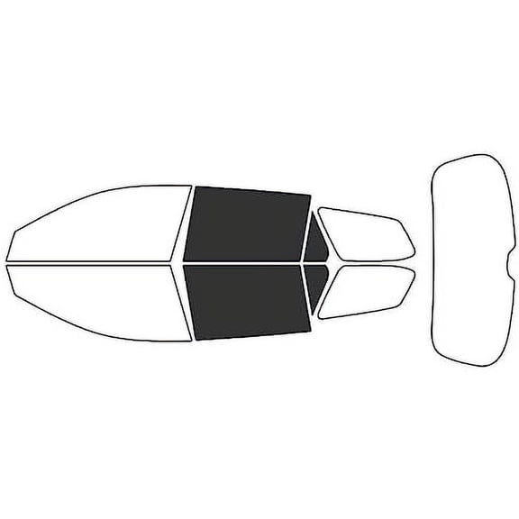 Rvinyl Window Tint Kit Compatible with Acura Tsx 2011-2014 (Wagon) - Back Precut Kit - 20%