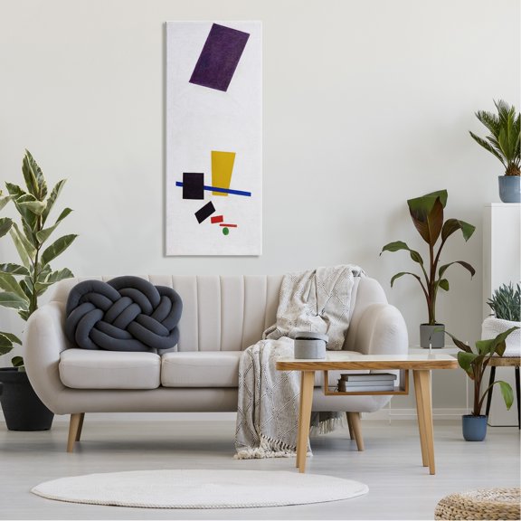 Stupell Industries Painterly Realism of Football Player Abstract Kazimir Malevich Painting Painting Gallery Wrapped Canvas Print Wall Art, Design by one1000paintings