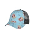thumbnail image 6 of Lsque I Am A Fan Popcorn Printed Trucker Hat - Baseball Cap for Men Women - Breathable Mesh Side, Adjustable Fit - for Casual Wear, 6 of 7