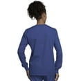 thumbnail image 4 of Cherokee Workwear Prints Women's Scrubs Jacket Snap Front Warm Up 4350, 4 of 6