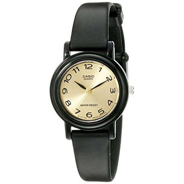 casio gold face mini watch