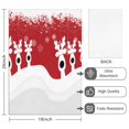 thumbnail image 2 of 4 Pcs Funny Kitchen Towels,Red Christmas Reindeer Pattern Microfiber Dish Towels,Kitchen Tea Towels,Kitchen Towel Set (18" X 26"), 2 of 7