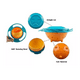 thumbnail image 3 of Gyro Bowl 360 Plato Tazón Anti Caídas Derrames Para Niños bitwow gyrobowl, 3 of 9