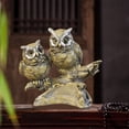 thumbnail image 6 of CUTICATE Owl Statue Animal Sculpture Modern Decorative Figurine Tabletop Ornament for Desk Bookshelf Table Centerpiece Home Decoration Style B, 6 of 8