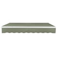 thumbnail image 3 of Awntech 10 Ft Maui Manual Heavy Duty Patio Retractable Awning (120in x 9.25in x 96in), Sage, 3 of 6