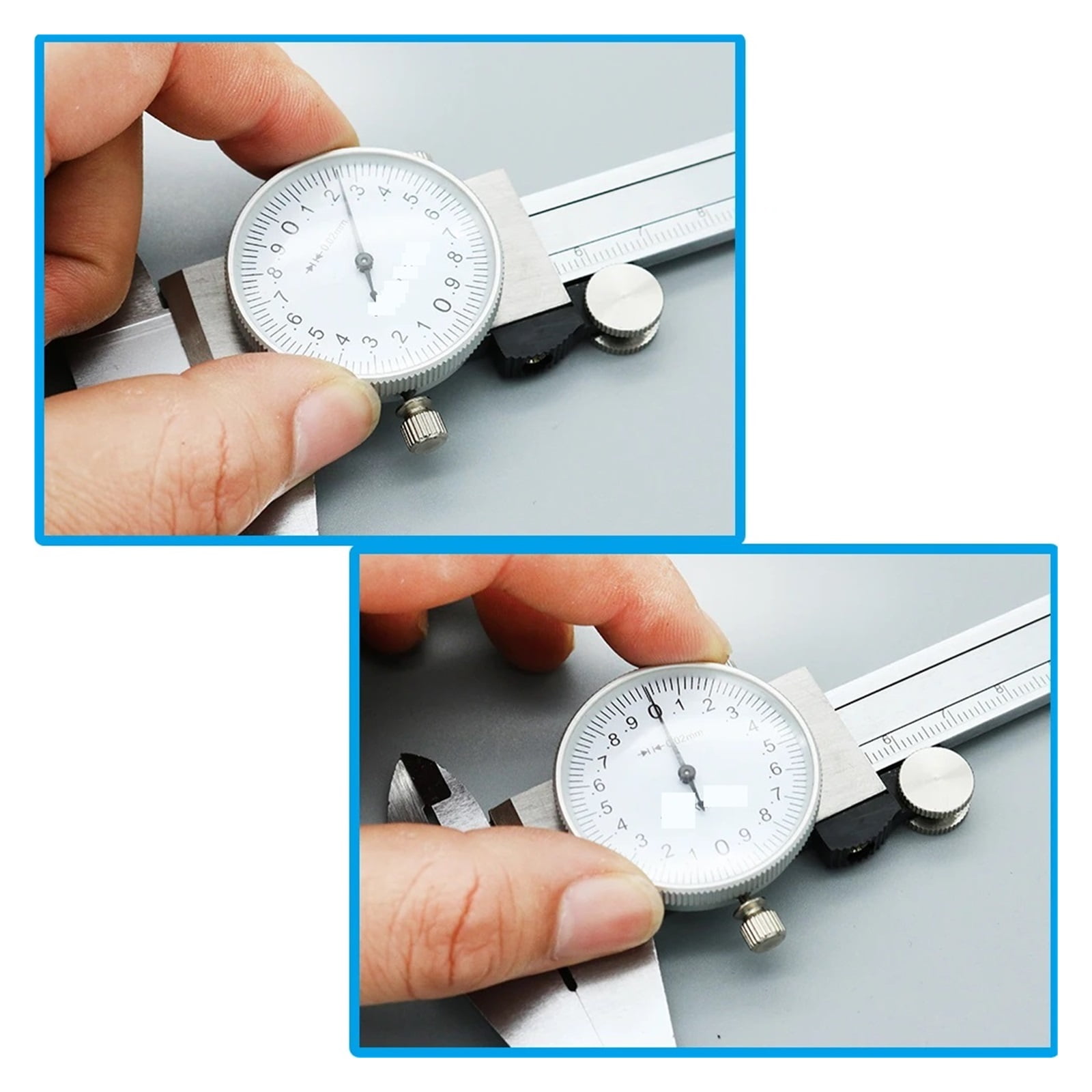 Dial Calipers 0-150 Mm 0.02mm High Precision Industry Stainless Steel Vernier Caliper Shockproof Metric Measuring Tool