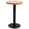 thumbnail image 1 of vidaXL Bistro Table Light Brown 50 cm MDF, 1 of 4