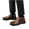 thumbnail image 4 of Zapatos de algodón para hombre, zapatos de invierno cálidos de terciopelo para hombre, botas de nieve de cuero a prueba de frío, zapatos para hombre Wmkox8yii 123q2237, 4 of 9