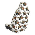 thumbnail image 2 of Fuzoiu Cartoon Tractor Print Elastic Car Seat Covers, Seat Cover Protector,Universal Fit Interior Covers for Most Cars,Washable Seat Cover Non Slip for SUV,Sedan,Van, 2 of 5
