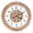 thumbnail image 1 of Round Brown And White Clock, 1 of 1