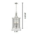 thumbnail image 2 of 202806A-Eglo Lighting-Verona - Three Light Pendant-Brushed Nickel Finish    -Traditional Installation, 2 of 6
