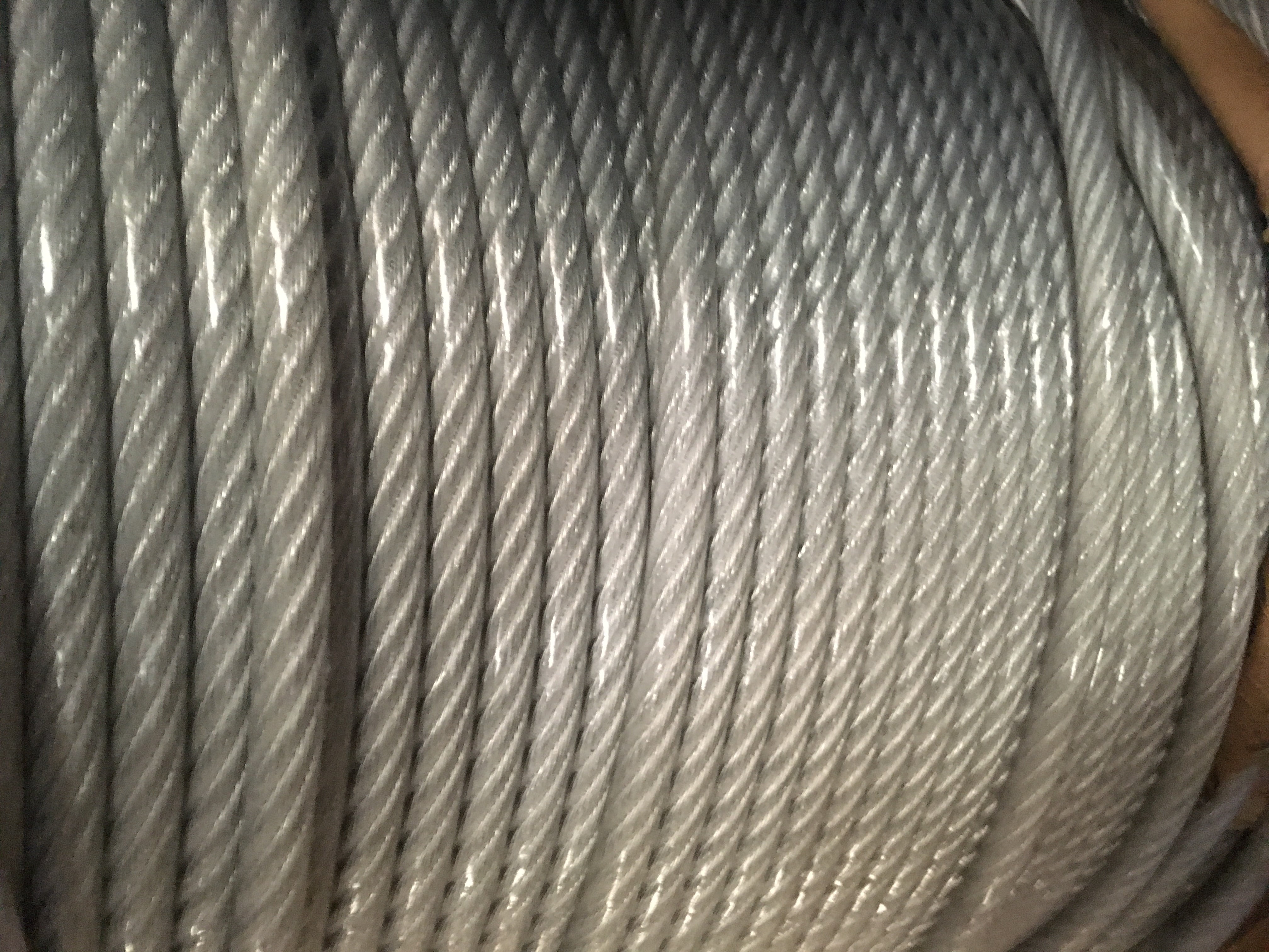 7 x 19 Galvanized Aircraft Cable Wire Rope 3/16" 100 ft 