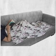 thumbnail image 6 of Paisley Soft Flannel Fleece Throw Blanket, Design with Flowers Leaves and Abstract Ivy Plant Patterned Artwork, Cozy Plush for Indoor and Outdoor Use, 60" x 80", Pink Grey and Black, by Ambesonne, 6 of 6