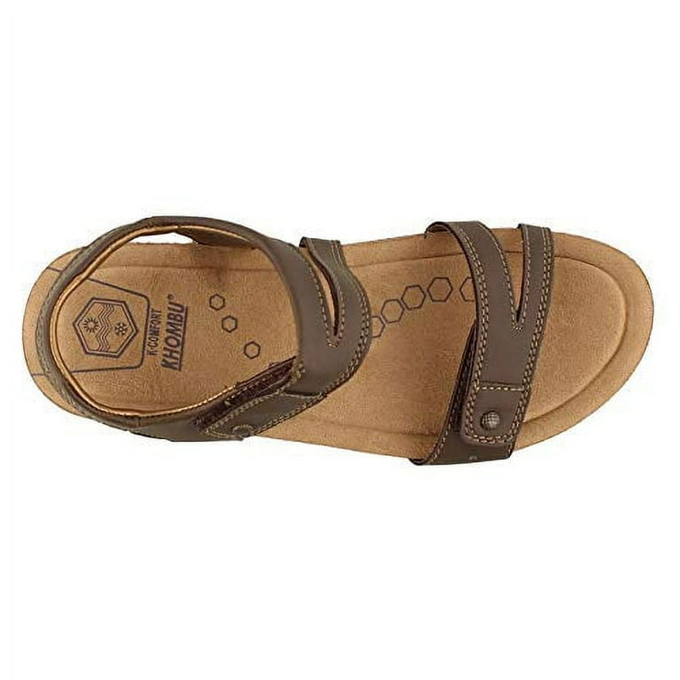Khombu Women s Solace Sandals Toffee Brown