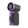thumbnail image 2 of Ventilador de mano con 199 velocidades, mini ventilador portátil recargable, ventilador de bolsillo con motor sin escobillas de alta velocidad y pantalla LED para viajes, camping y actividades al a, 2 of 6
