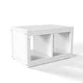 thumbnail image 4 of Bellemave Full Over Full Bunk Bed with Slide and LED, Metal Floor House Bed with Wardrobe and Movable Storage Cabinet for Kids, No Box Spring Required，White, 4 of 9