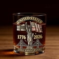 thumbnail image 4 of 250 Years Of Freedom Commemorative Whiskey Glass, 1776-2026 Commemorative Cup , 250th Anniversary Whiskey Glass, Independence Day July 4th 2026 Gift, Patriotic Glassware, 4 of 5
