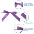 thumbnail image 3 of Unique Bargains 50Pcs Mini Ribbon Bow 3.5' Twist Tie Mini Fabric Satin Ribbon Flower Bows Craft DIY Sewing Wedding Bows Purple, 3 of 5