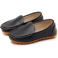 thumbnail image 6 of Boys Girls Leather Loafers Slip-On Oxford Flats Boat Dress Schooling Daily Walking Shoes(Toddler/Little Kids), 6 of 7