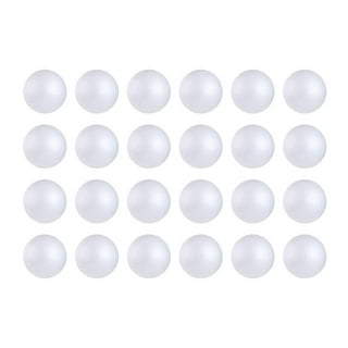 Crafjie Craft Foam Balls 3 Inches in Diameter 15-Pack, Smooth Polystyrenets  Foam Ball, for Decoration Household School Projects DIY Arts and Craft