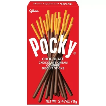 Pack of 10, Glico Pocky Chocolate, 2.47 oz